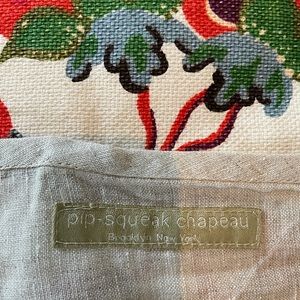 Pip-Squeak Chapeau Brooklyn oatmeal linen OS adjustable skirt